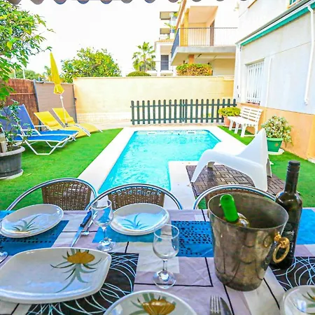 Villa Litoral Costa Dorada - Casa Del Sol Only Families *